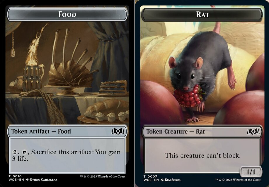 Food Token (0010) // Rat Token - Foil